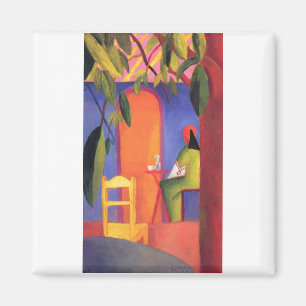 August Macke - Turkish Cafe 1914 Türkisches Café Magnet