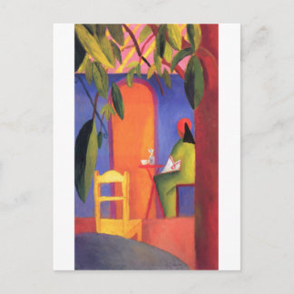 August Macke - Turkish Cafe 1914 Türkisches Café Postcard
