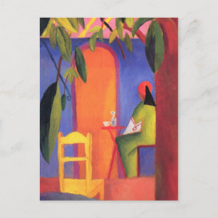 August Macke - Turkish Cafe II Postcard