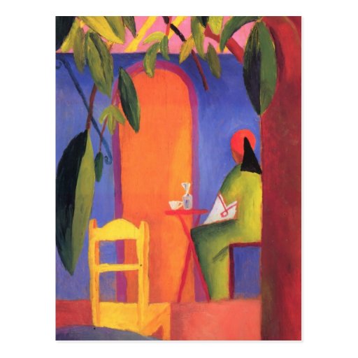 Image of August Macke - Turkish Cafe II Postcard