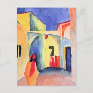 August Macke - View into a Lane Postcard