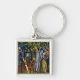 August Macke   Zoological Garden I Key Ring
