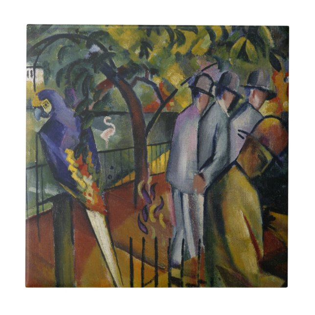 August Macke | Zoological Garden I Tile (Front)