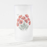 August Poppy Bloom - Personalized Birthday Gift