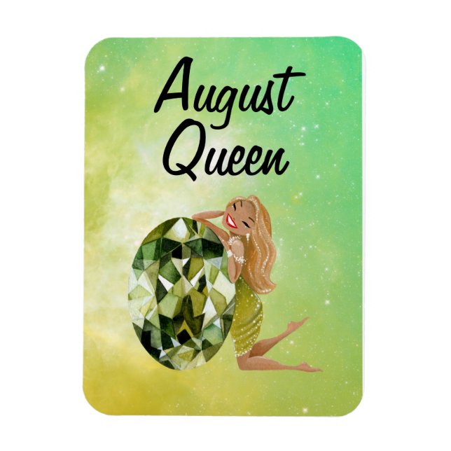 August Queen Birthday Magnet (Vertical)