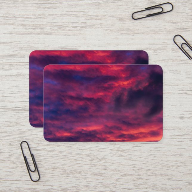 august red business card (Front/Back In Situ)