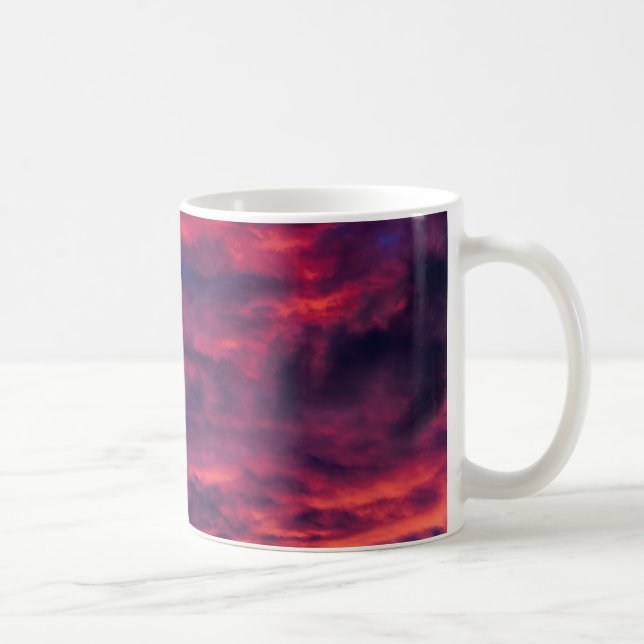 august red coffee mug (Right)