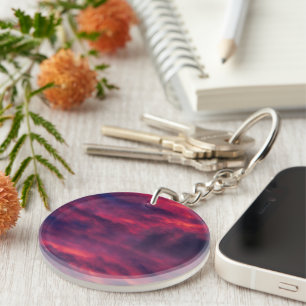 august red key ring
