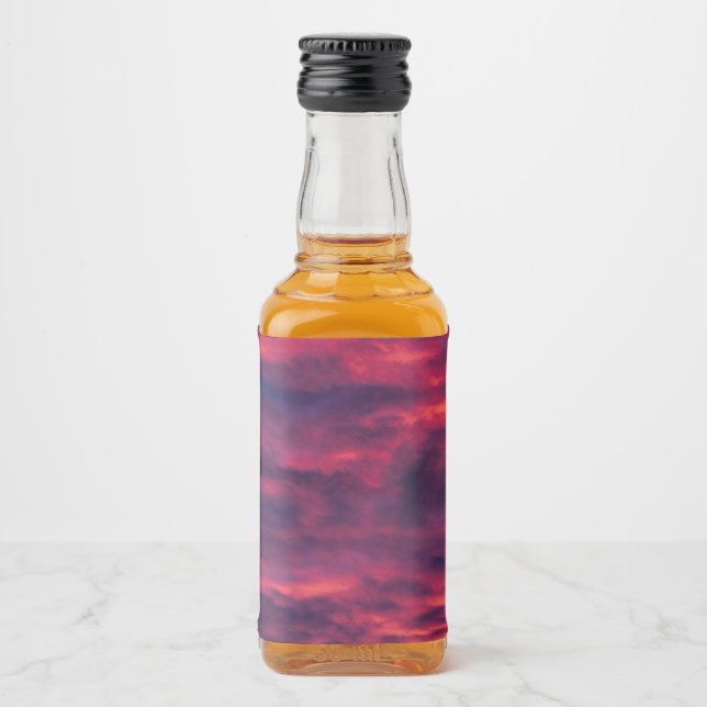 august red liquor bottle label (Front)