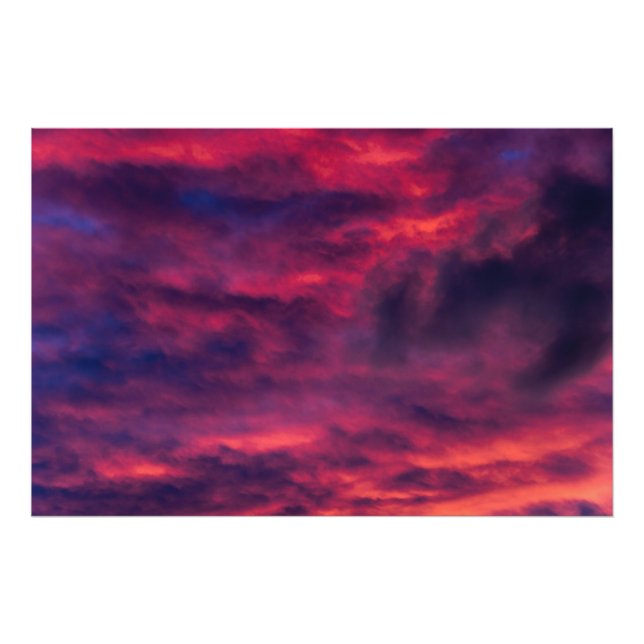 august red photo print (Front)