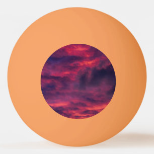 august red ping pong ball