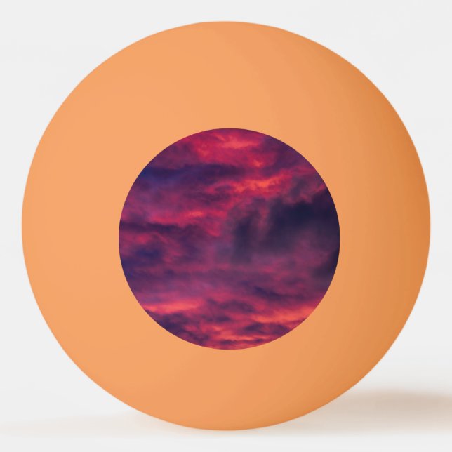 august red ping pong ball (Front)