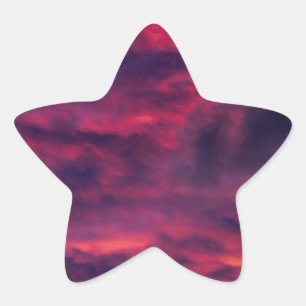 august red star sticker