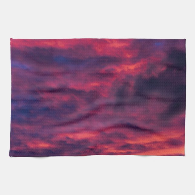 august red tea towel (Horizontal)