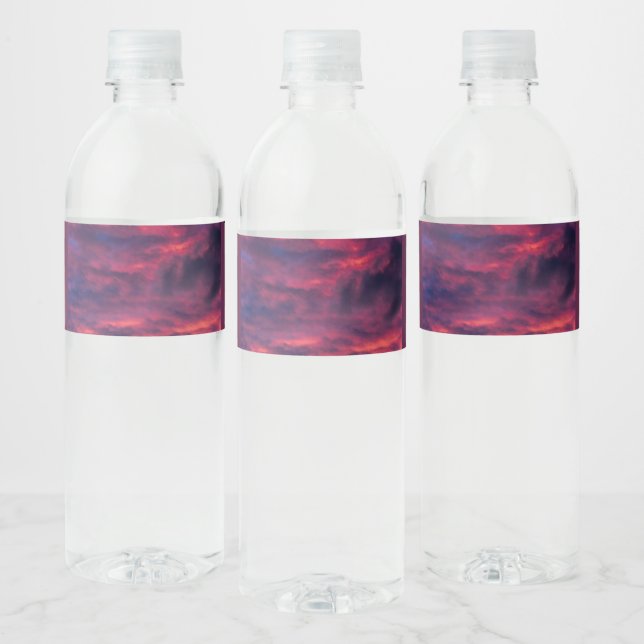 august red water bottle label (Bottles)