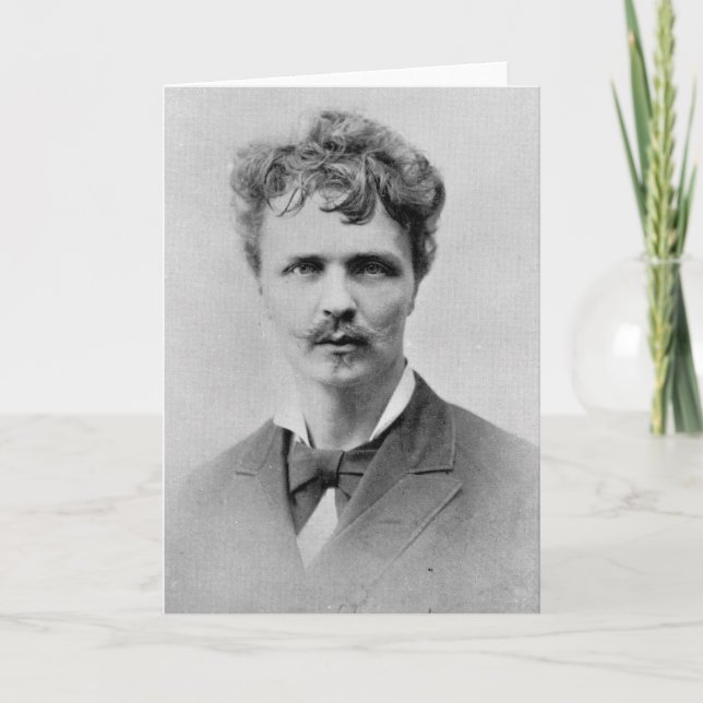 August Strindberg, 1st January, 1884 Card (Front)