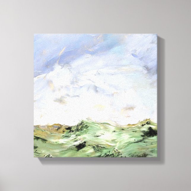 August Strindberg painting Stretched Canvas Print (Front)
