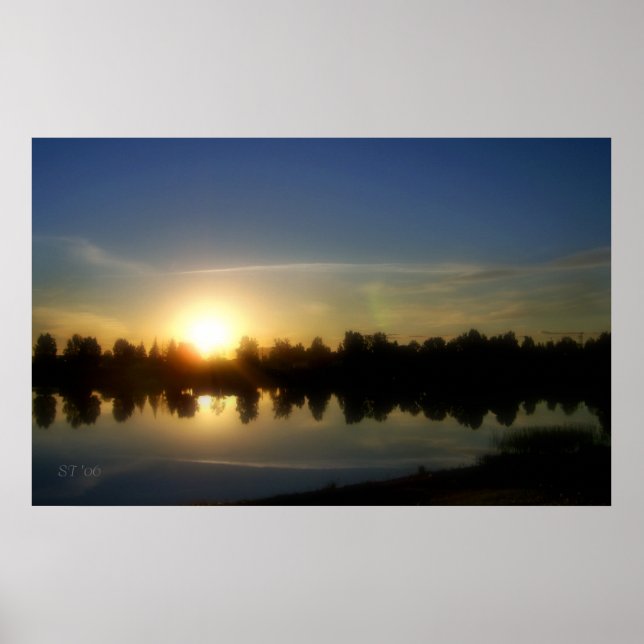 August Sunset Poster (Front)