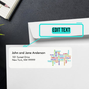 August Themed Personalised Address