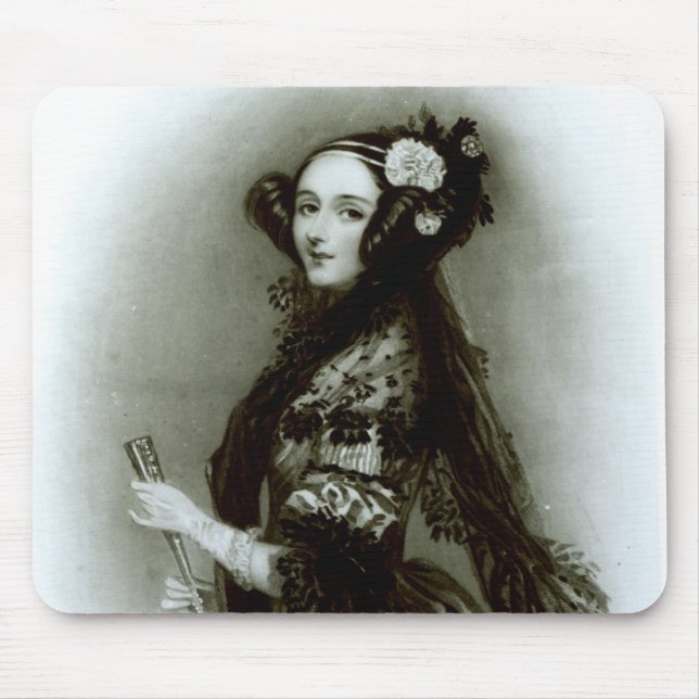 Augusta Ada Byron  Countess of Lovelace Mouse Mat (Front)