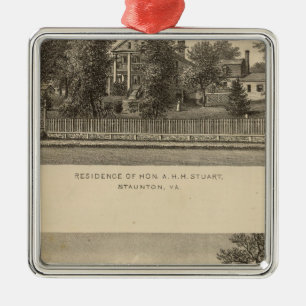 Augusta Church Stuart residence Metal Tree Decoration