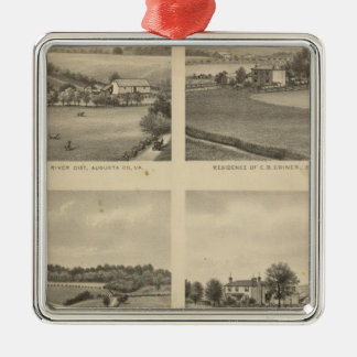 Augusta County residences Metal Tree Decoration