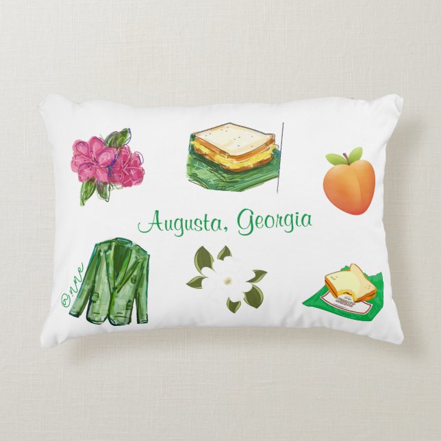 Augusta Faves Decorative Cushion (Front)