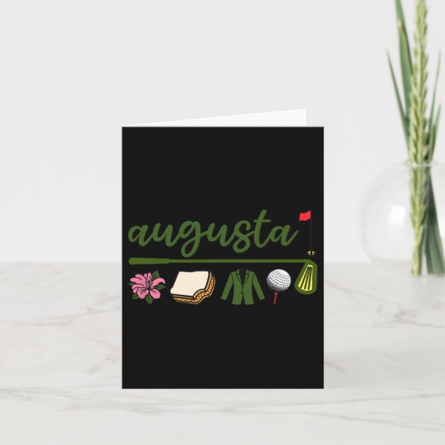 Augusta Georgia  Card (Front)