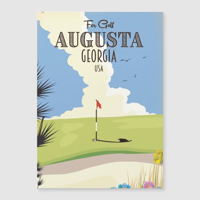 Augusta Georgia Golf Poster (Front)
