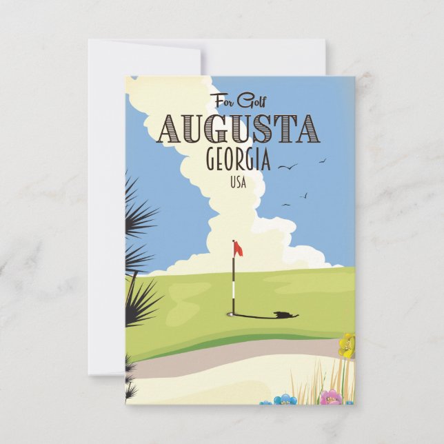 Augusta Georgia Golf Poster (Front)