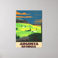 Augusta Georgia Golf poster
