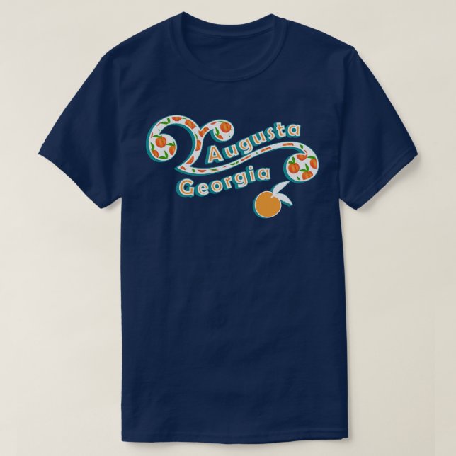 Augusta Georgia Peach TShirt (Design Front)