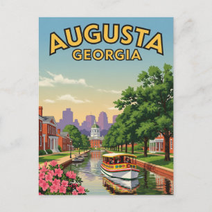 Augusta Georgia Travel Postcard