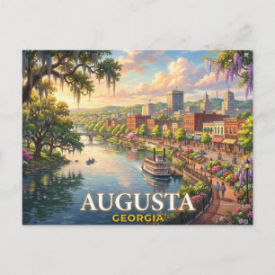 Augusta Georgia Travel Postcard