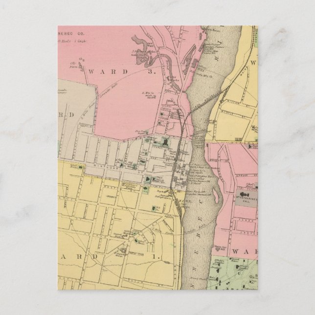 Augusta, Kennebec Co Postcard (Front)