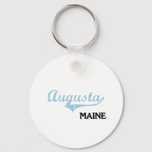 Augusta Maine City Classic Key Ring