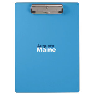 Augusta, Maine Clipboard