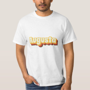 Augusta Maine Retro Vintage Text T-Shirt