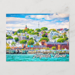 Augusta, Maine, USA Postcard