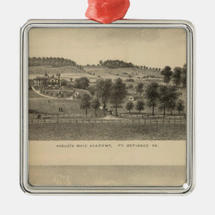 Augusta Male Academy Seawright property Metal Tree Decoration