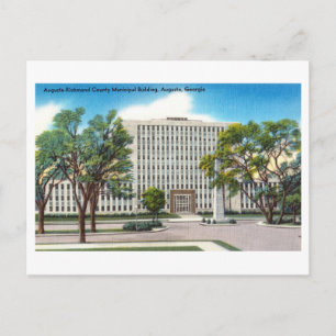 Augusta Richmond County Municipal Building Postcard
