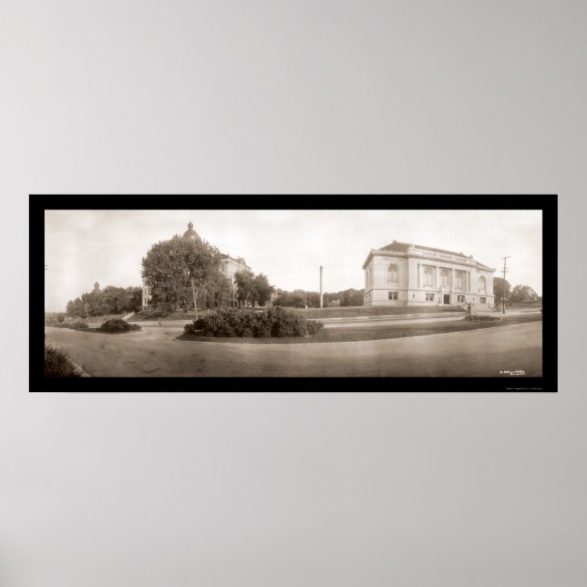 Augustana College LG Photo 1914 Poster (Front)