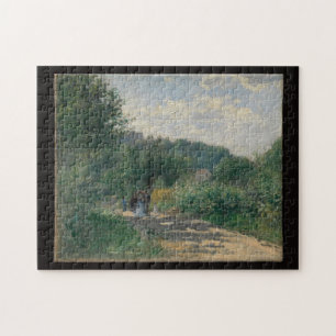 Auguste Renoir A Road in Louveciennes Fine Art Jigsaw Puzzle
