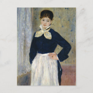 Auguste Renoir A Waitress at Duvals Restaurant Postcard
