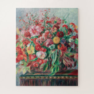 Auguste Renoir - Basket Of Flowers Jigsaw Puzzle