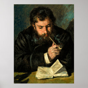 Auguste Renoir by Claude Monet Poster
