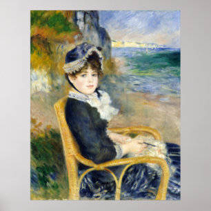 Auguste Renoir By the Seashore Poster