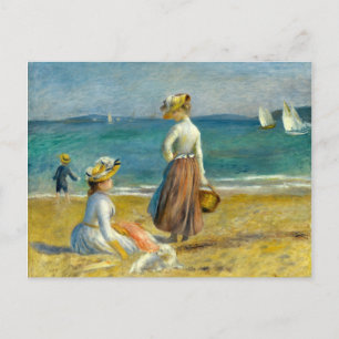 Auguste Renoir Figures on the Beach Postcard