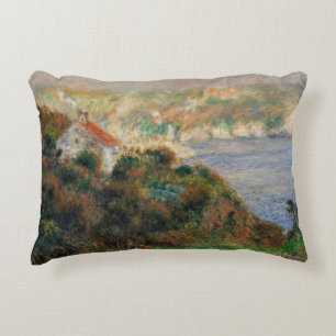 Auguste Renoir - Fog on Guernsey Decorative Cushion