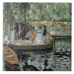 Auguste Renoir -  La Grenouillere Tile